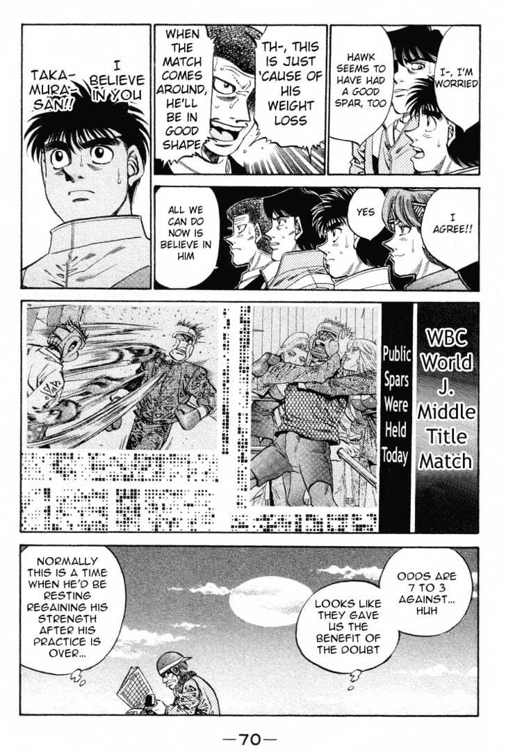 Hajime no Ippo Chapter 374 page 8 - Chapter 374 : The End Of Weight Management
