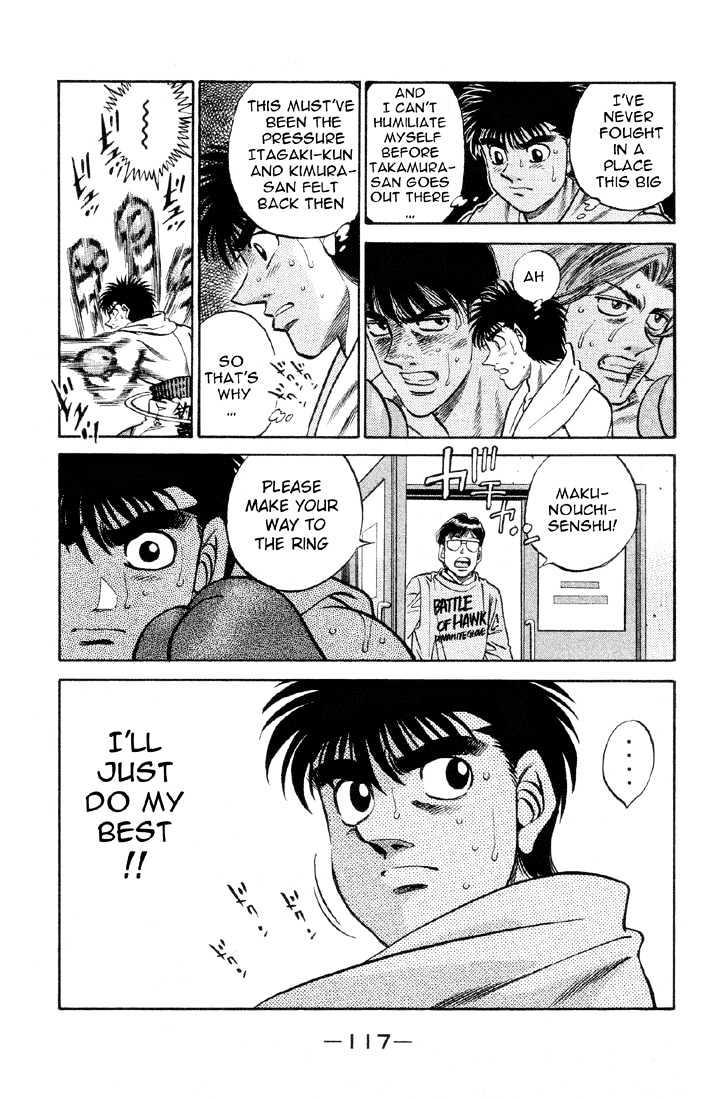Hajime no Ippo Chapter 376 page 15 - Chapter 376 : Two Cries