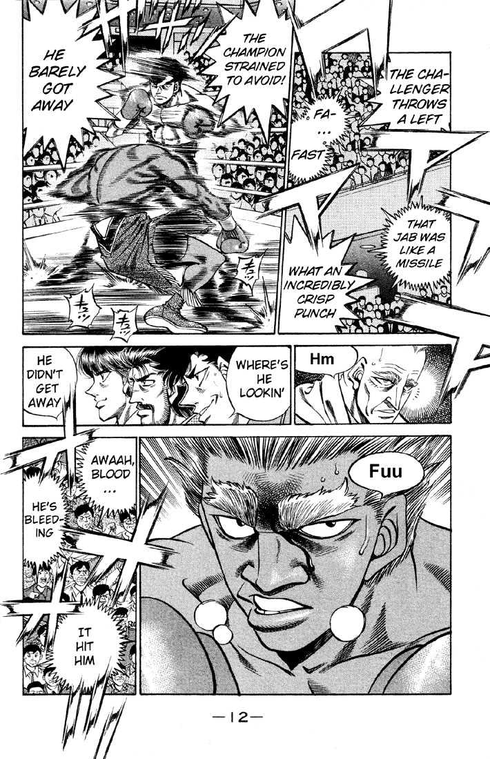 Hajime no Ippo Chapter 380 page 11 - Chapter 380 : Flawless Hawk