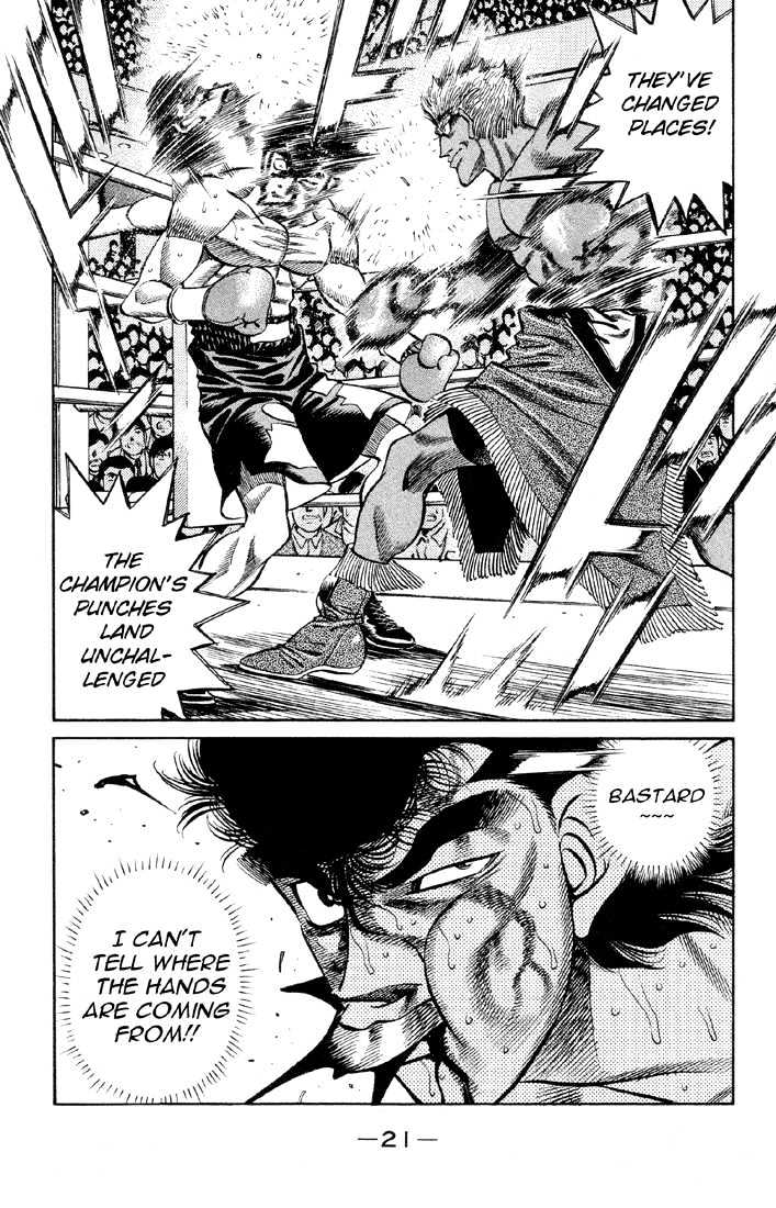 Hajime no Ippo Chapter 380 page 19 - Chapter 380 : Flawless Hawk