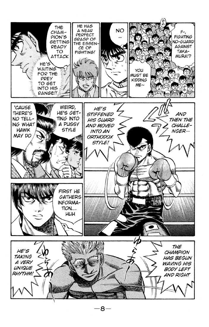 Hajime no Ippo Chapter 380 page 8 - Chapter 380 : Flawless Hawk