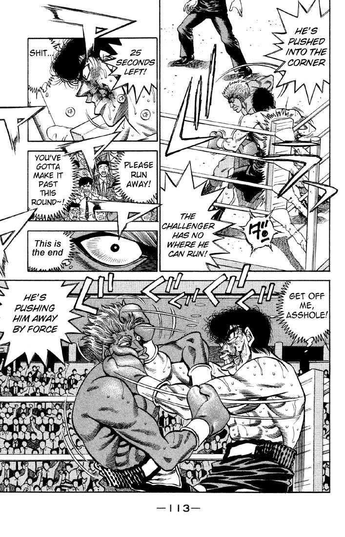 Hajime no Ippo Chapter 385 page 11 - Chapter 385 : My Left