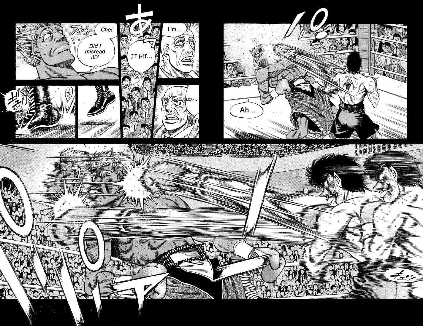 Hajime no Ippo Chapter 385 page 14 - Chapter 385 : My Left