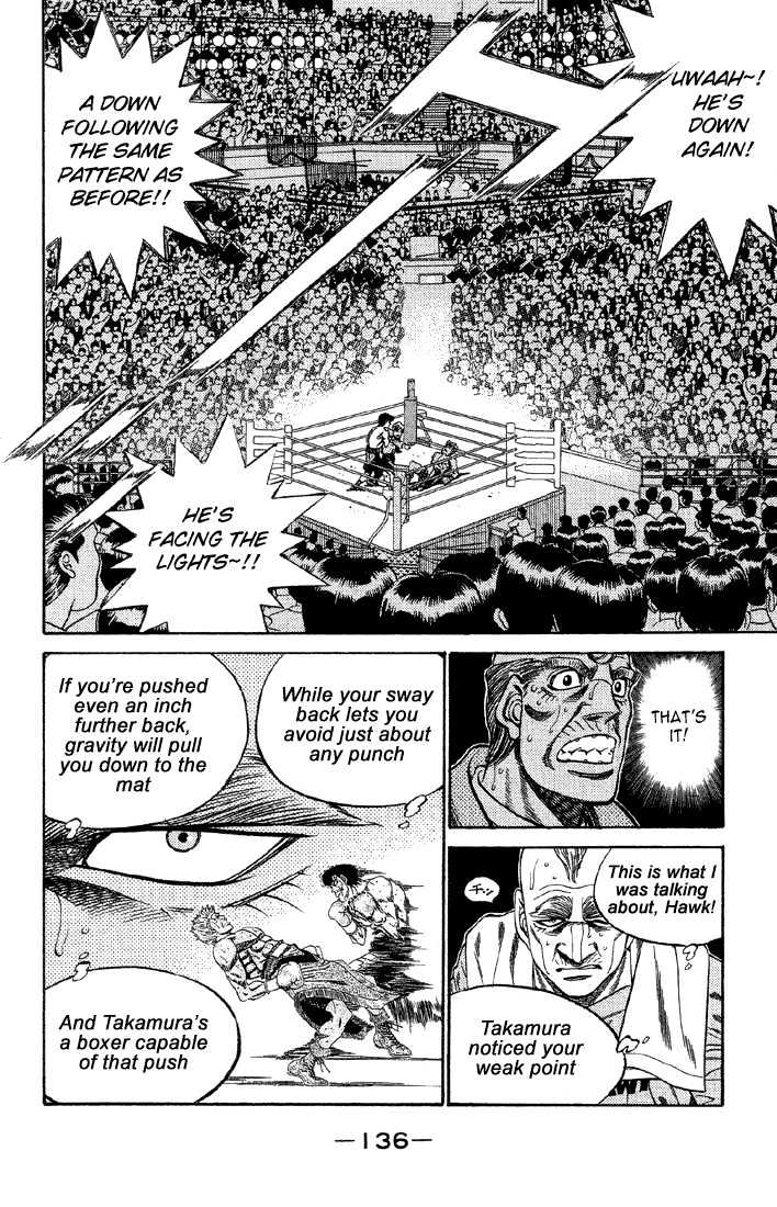 Hajime no Ippo Chapter 386 page 14 - Chapter 386 : Weakness