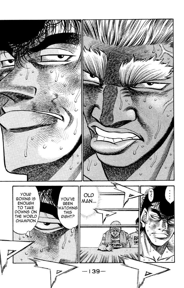 Hajime no Ippo Chapter 386 page 17 - Chapter 386 : Weakness