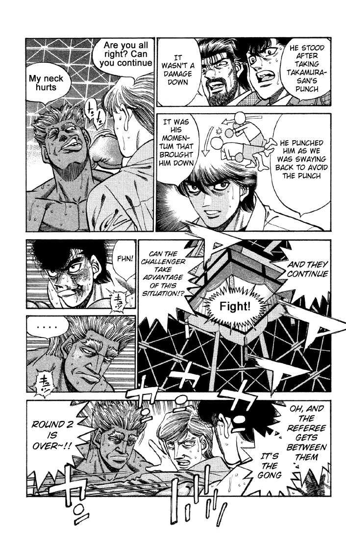 Hajime no Ippo Chapter 386 page 5 - Chapter 386 : Weakness