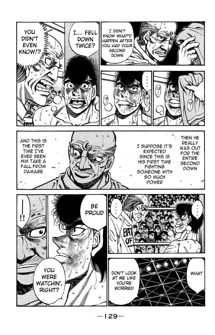 Hajime no Ippo Chapter 386 page 7 - Chapter 386 : Weakness