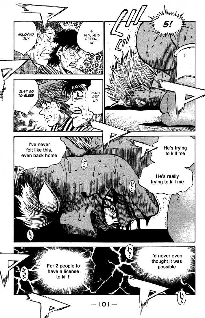 Hajime no Ippo Chapter 393 page 15 - Chapter 393 : License To Kill