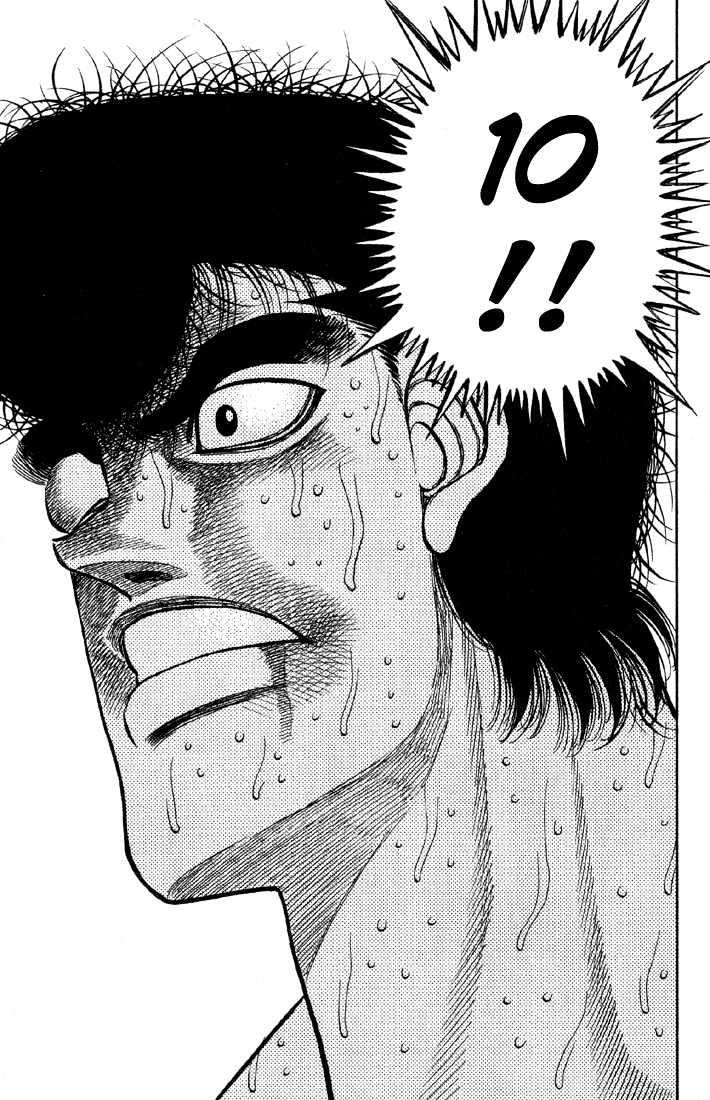 Hajime no Ippo Chapter 396 page 16 - Chapter 396 : 10 Count