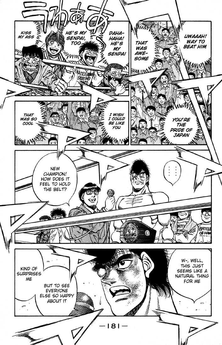 Hajime no Ippo Chapter 397 page 14 - Chapter 397 : My Coronation