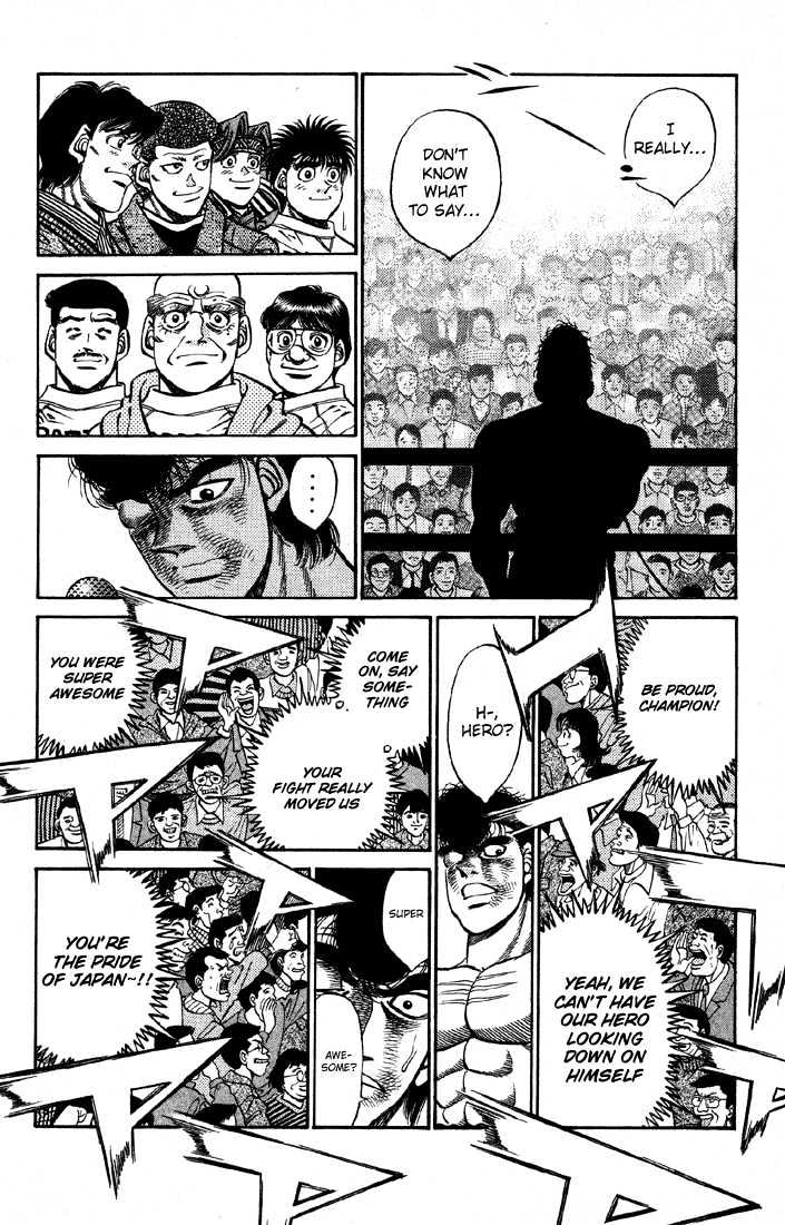 Hajime no Ippo Chapter 397 page 15 - Chapter 397 : My Coronation