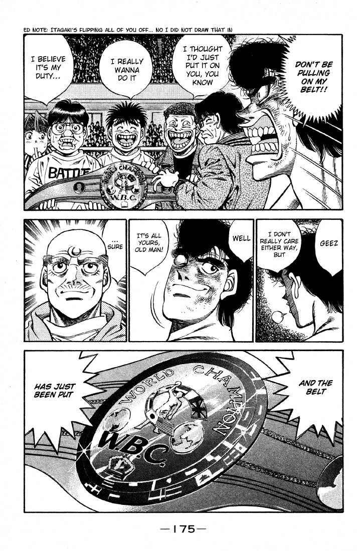 Hajime no Ippo Chapter 397 page 8 - Chapter 397 : My Coronation