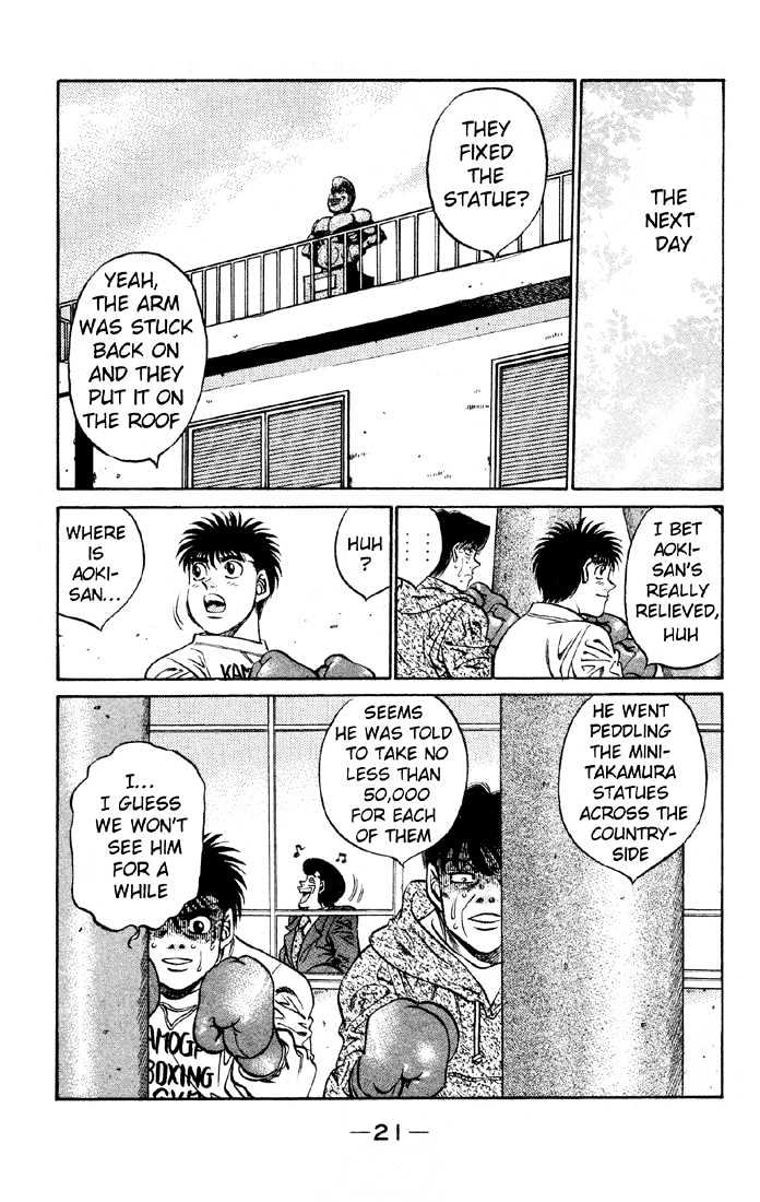 Hajime no Ippo Chapter 398 page 22 - Chapter 398 : Championship Commemoration Sale