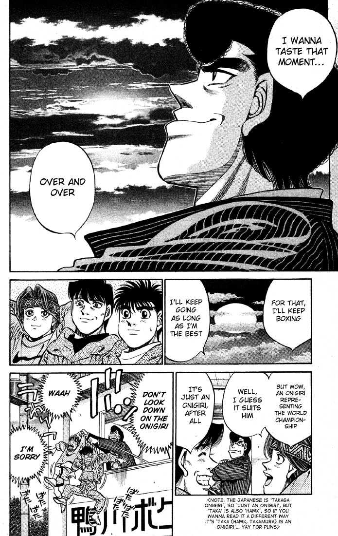 Hajime no Ippo Chapter 399 page 6 - Chapter 399 : Delicious Moment