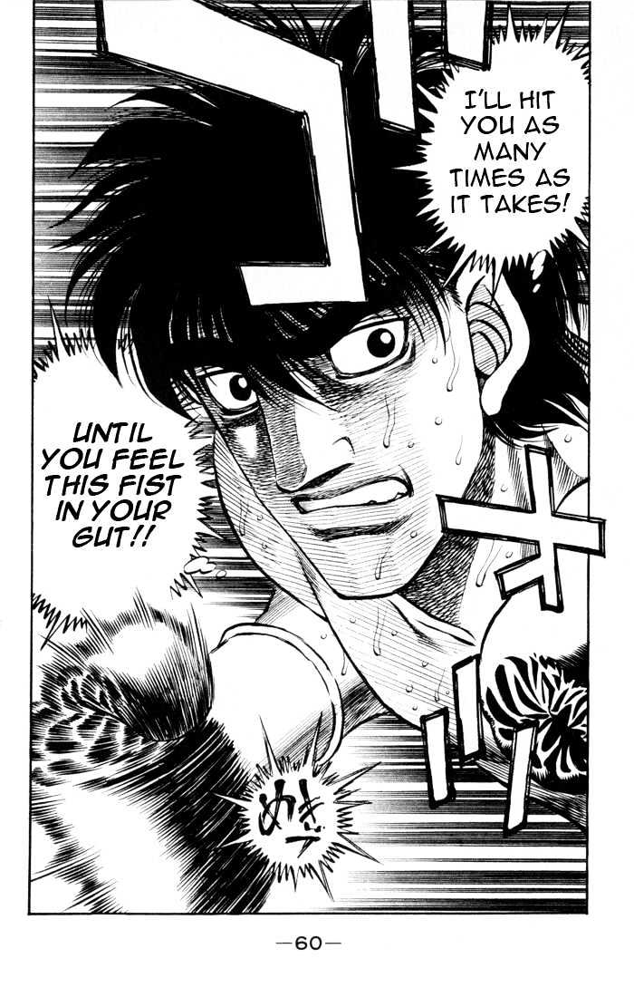 Hajime no Ippo Chapter 409 page 16 - Chapter 409 : The spirit behind one punch