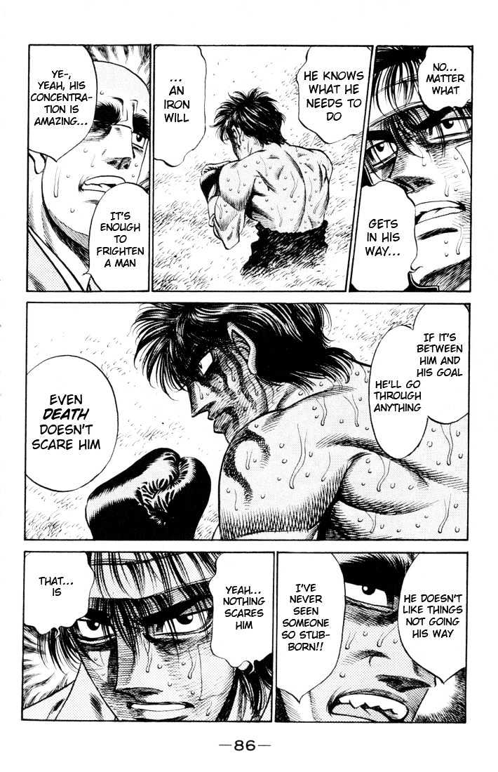 Hajime no Ippo Chapter 411 page 10 - Chapter 411 : The weapon called Courage