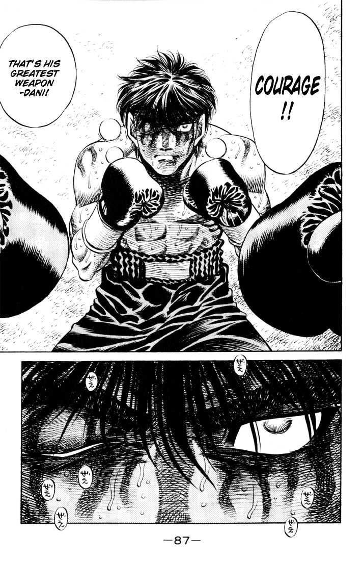 Hajime no Ippo Chapter 411 page 11 - Chapter 411 : The weapon called Courage