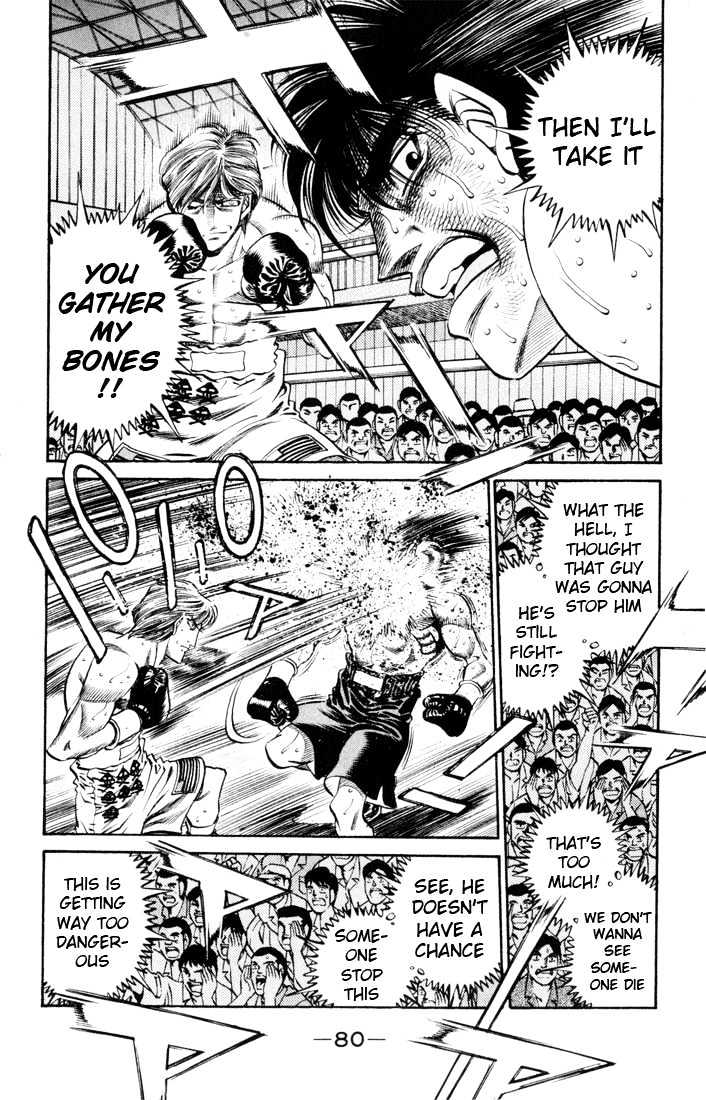 Hajime no Ippo Chapter 411 page 4 - Chapter 411 : The weapon called Courage