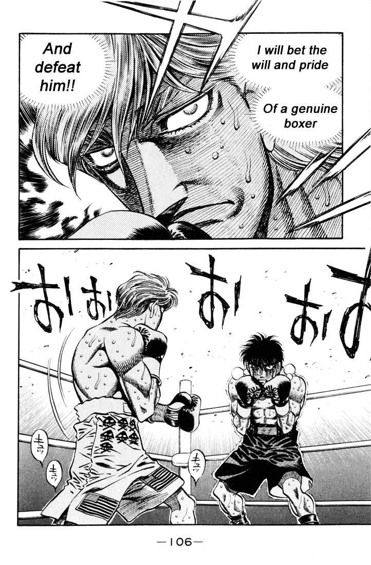 Hajime no Ippo Chapter 412 page 10 - Chapter 412 : Willpower of a man