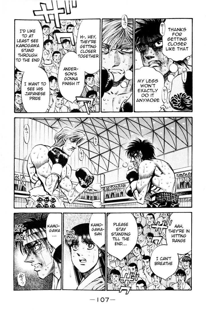 Hajime no Ippo Chapter 412 page 11 - Chapter 412 : Willpower of a man