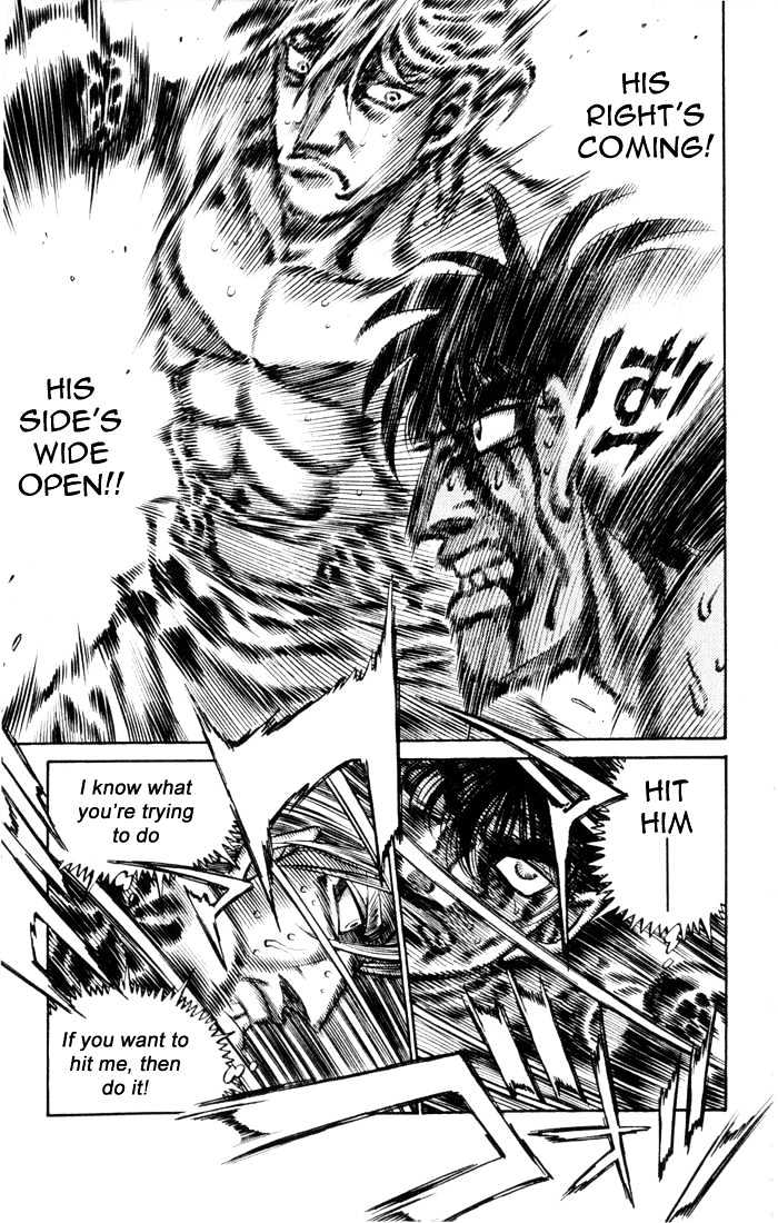 Hajime no Ippo Chapter 412 page 13 - Chapter 412 : Willpower of a man