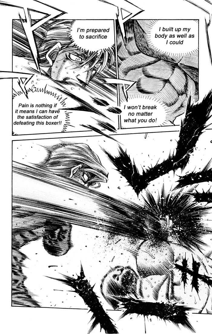 Hajime no Ippo Chapter 412 page 14 - Chapter 412 : Willpower of a man