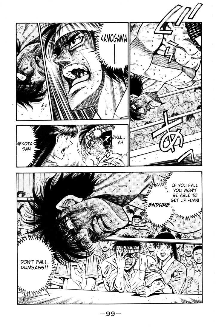 Hajime no Ippo Chapter 412 page 3 - Chapter 412 : Willpower of a man