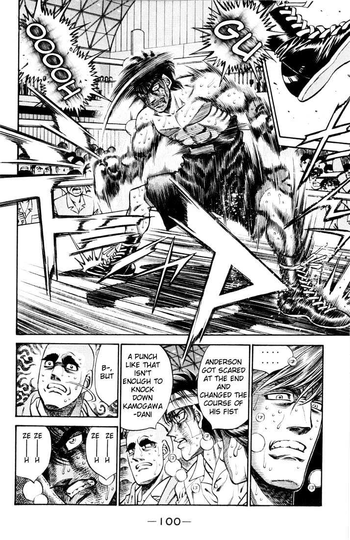 Hajime no Ippo Chapter 412 page 4 - Chapter 412 : Willpower of a man