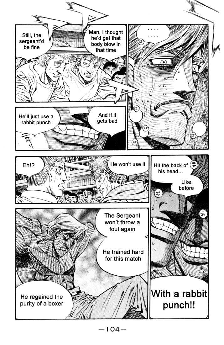 Hajime no Ippo Chapter 412 page 8 - Chapter 412 : Willpower of a man