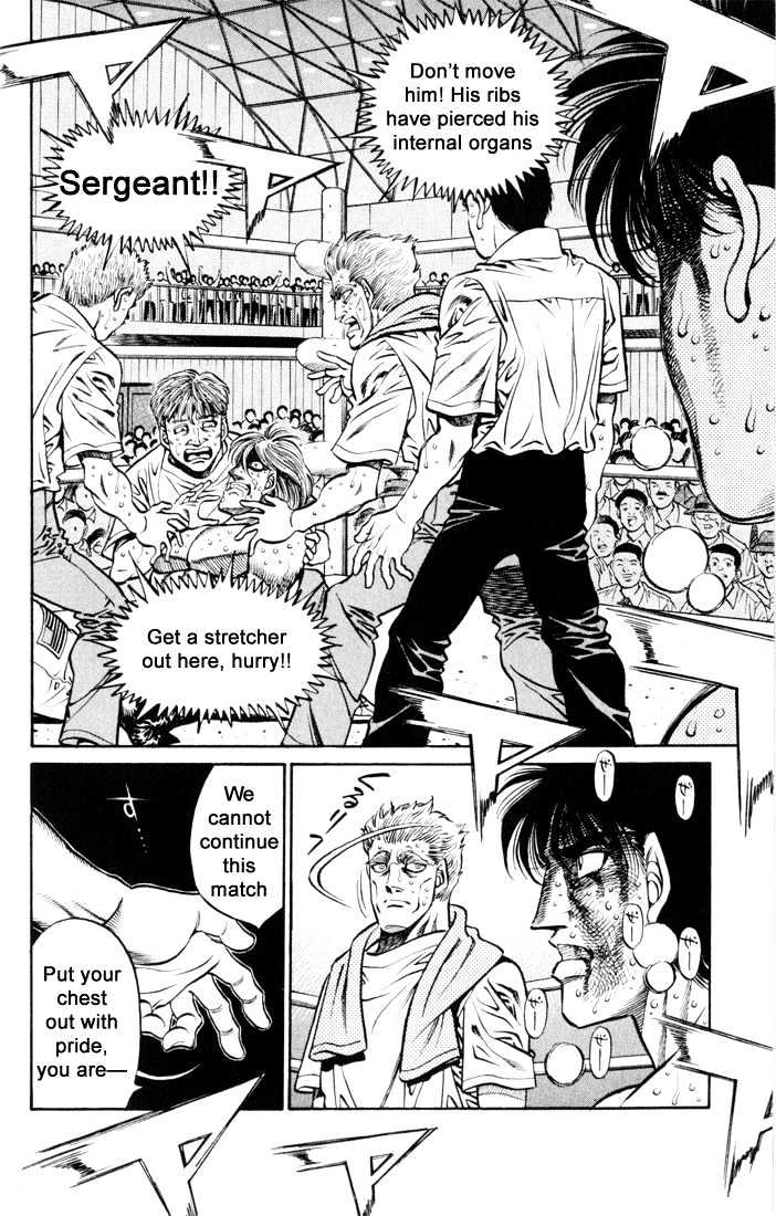 Hajime no Ippo Chapter 413 page 13 - Chapter 413 : Blood of a Samurai