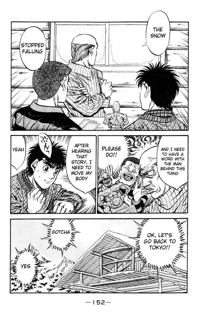 Hajime no Ippo Chapter 414 page 18 - Chapter 414 : The promised fist