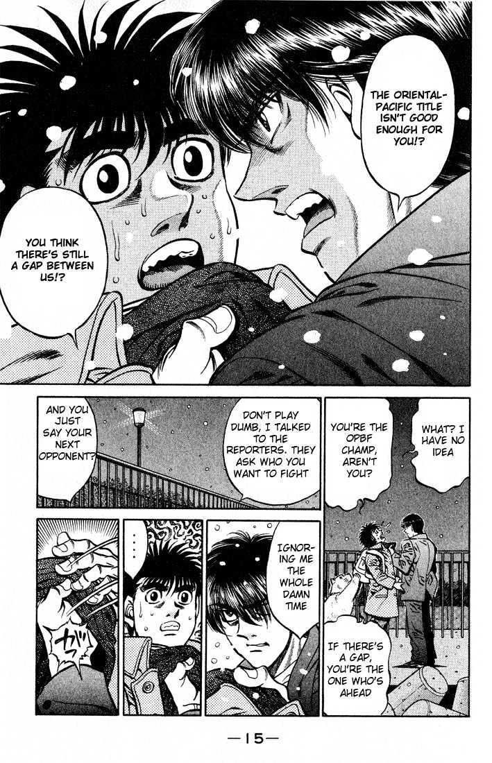Hajime no Ippo Chapter 416 page 16 - Chapter 416 : Unclear goal