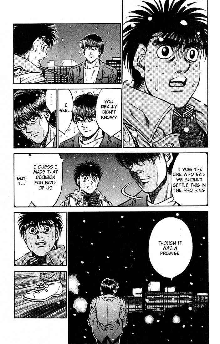 Hajime no Ippo Chapter 416 page 18 - Chapter 416 : Unclear goal