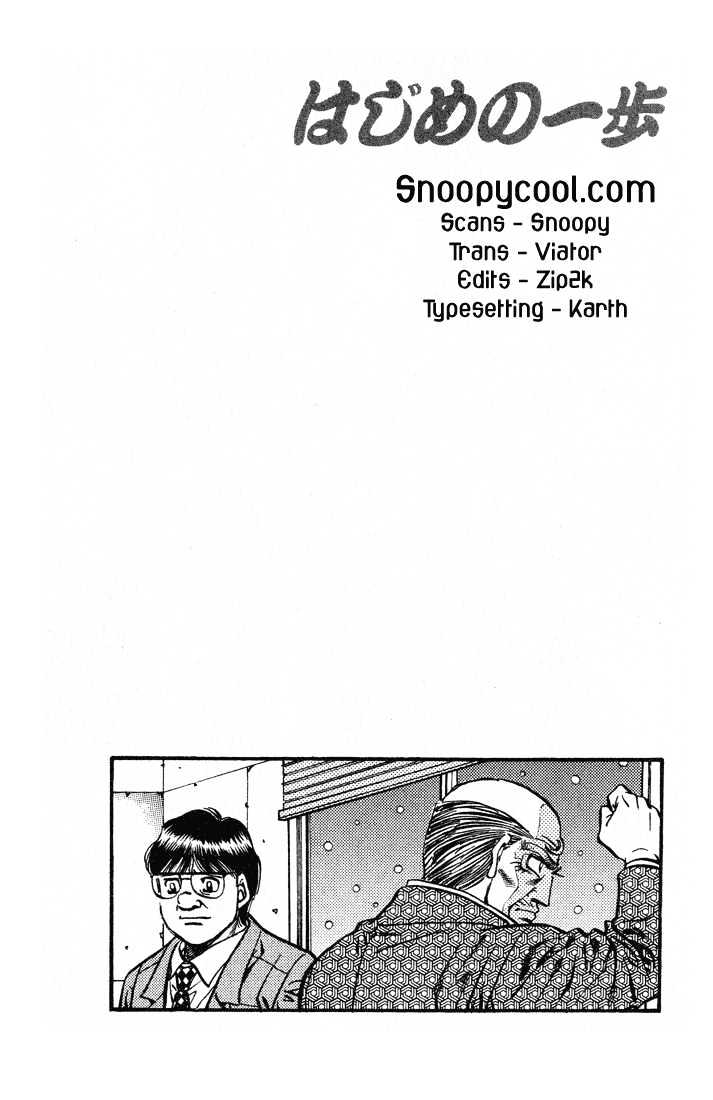 Hajime no Ippo Chapter 417 page 16 - Chapter 417 : The strongest and worst weapon
