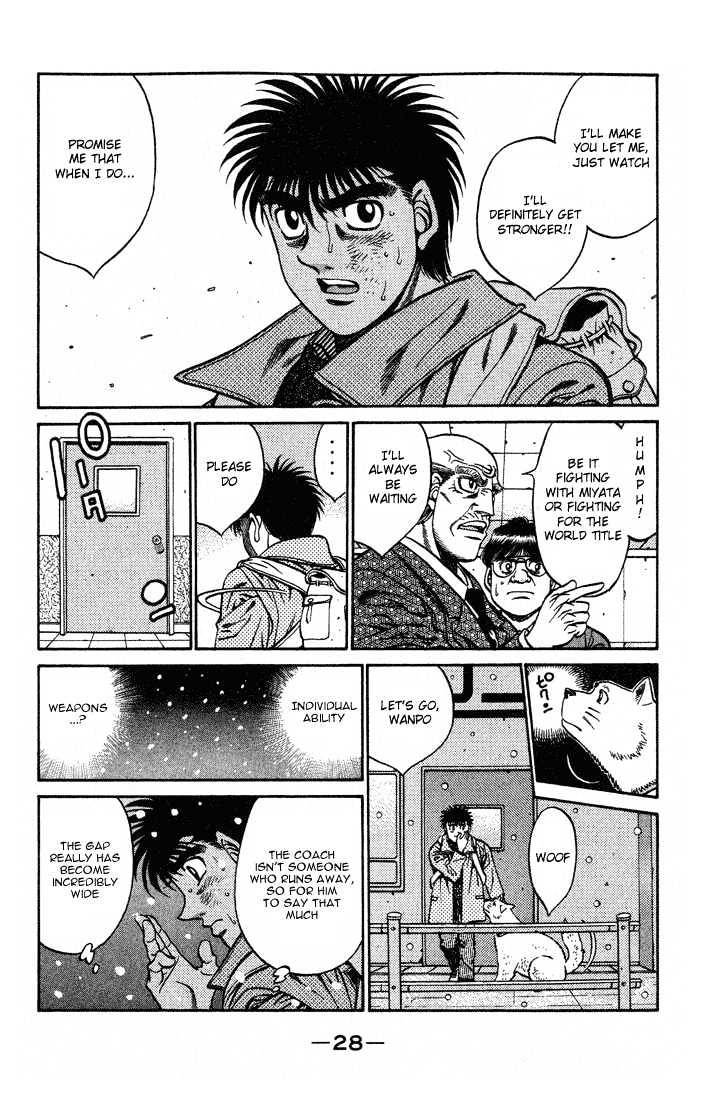 Hajime no Ippo Chapter 417 page 6 - Chapter 417 : The strongest and worst weapon
