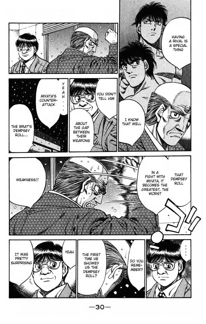 Hajime no Ippo Chapter 417 page 8 - Chapter 417 : The strongest and worst weapon