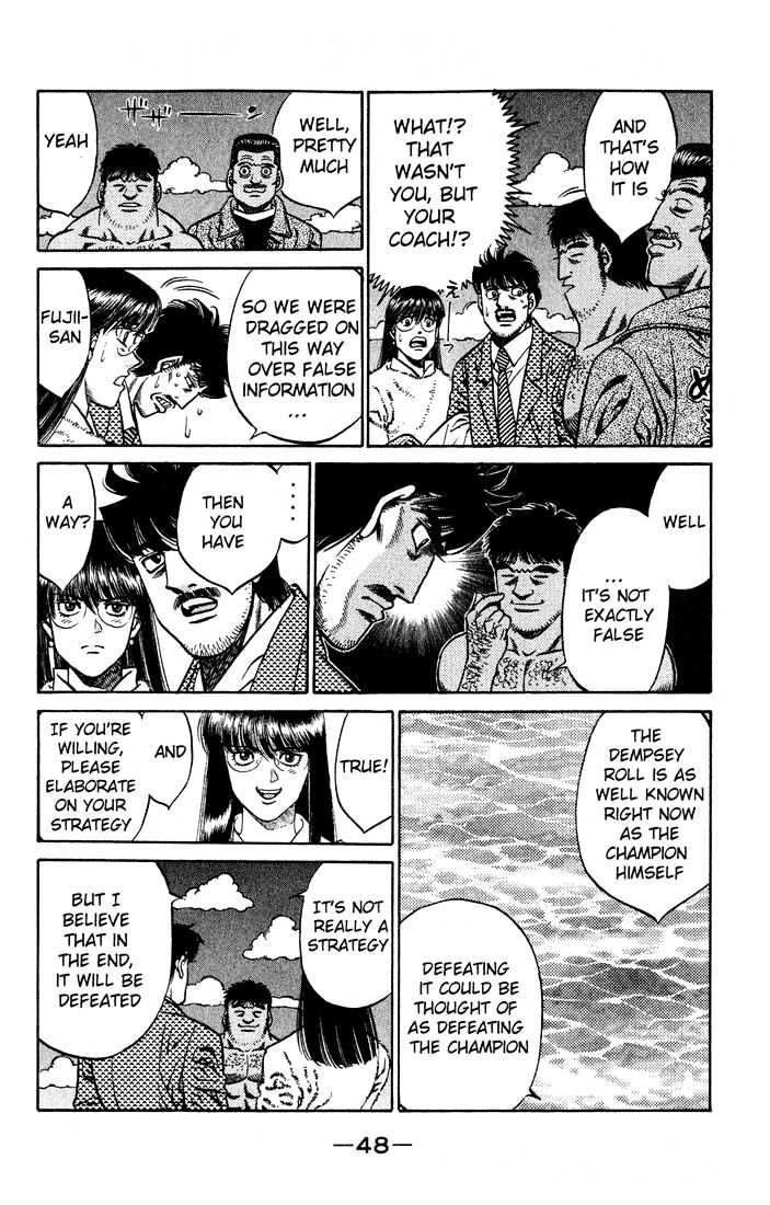 Hajime no Ippo Chapter 418 page 10 - Chapter 418 : Dempsey Destruction