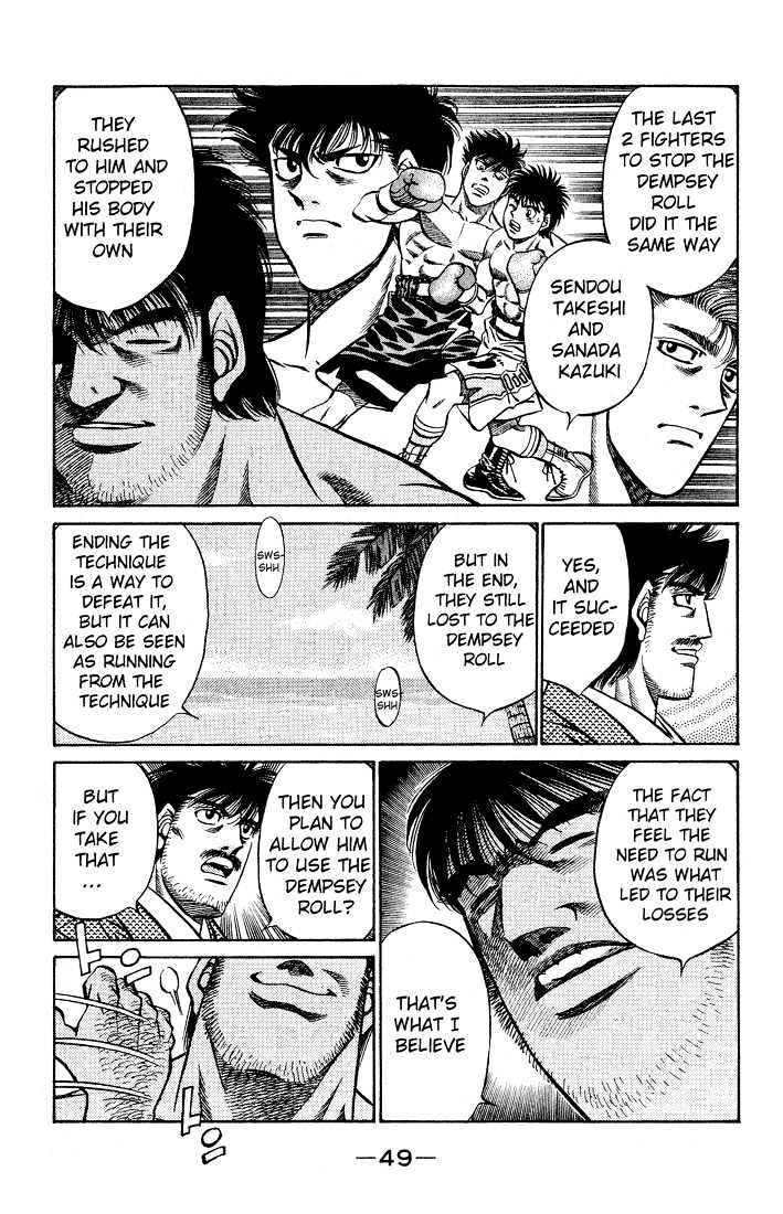 Hajime no Ippo Chapter 418 page 11 - Chapter 418 : Dempsey Destruction