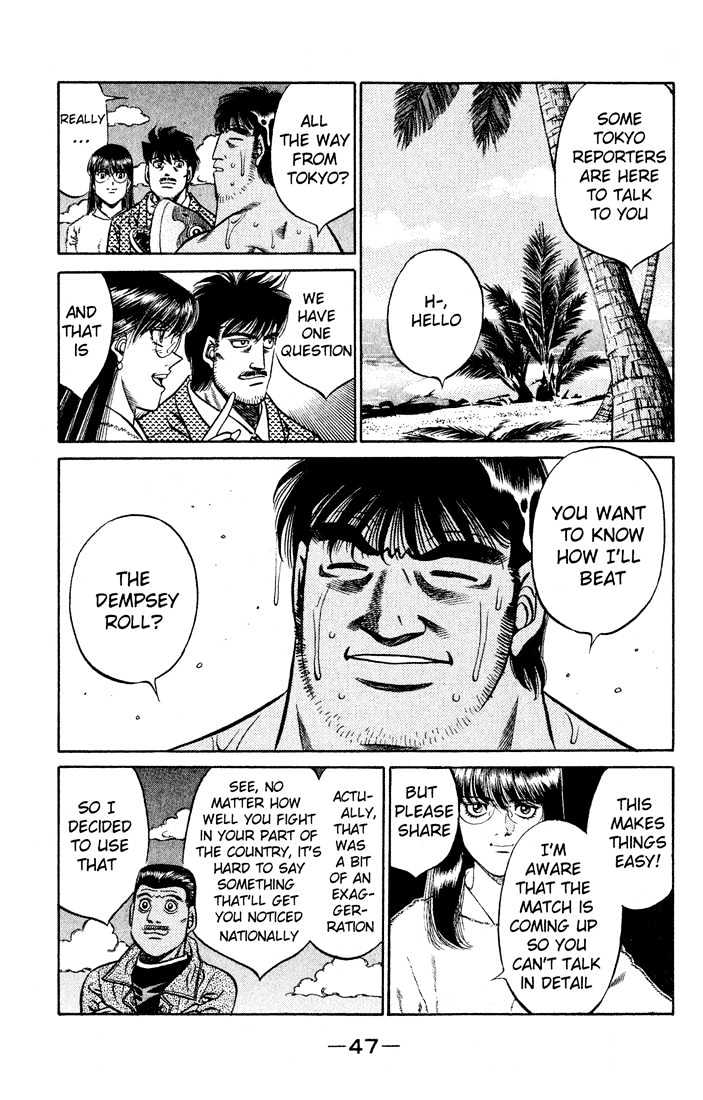 Hajime no Ippo Chapter 418 page 9 - Chapter 418 : Dempsey Destruction