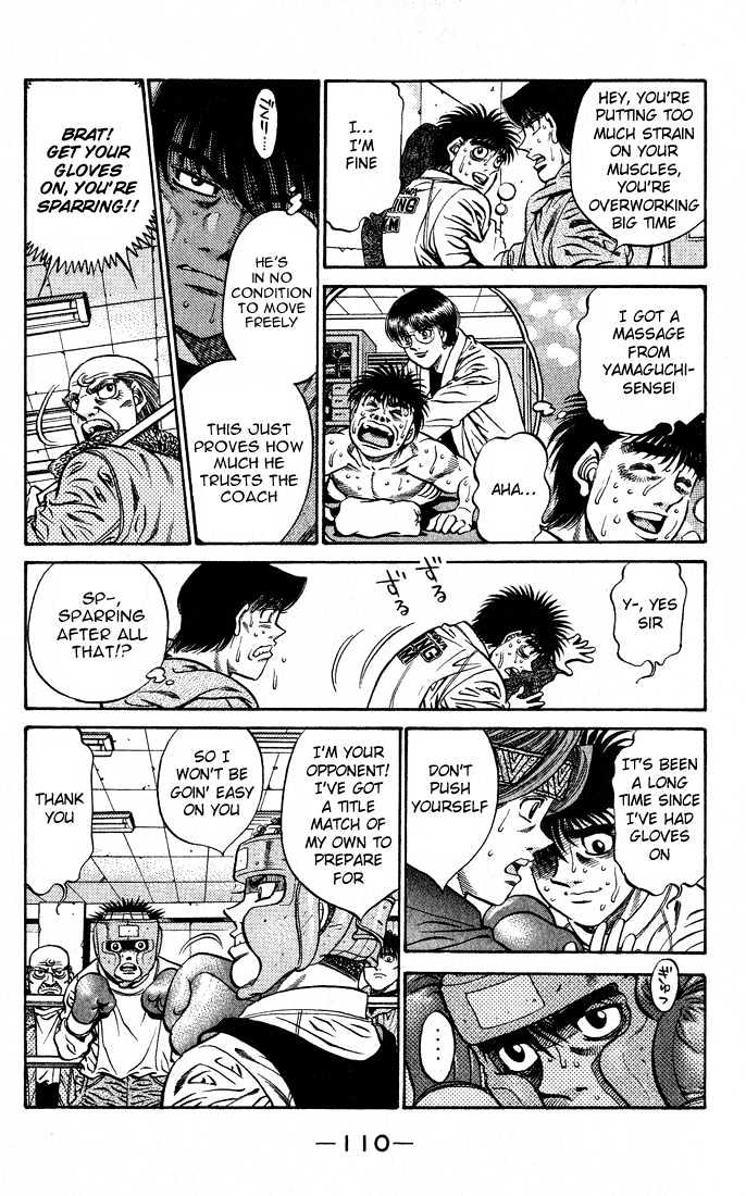 Hajime no Ippo Chapter 421 page 12 - Chapter 421 : Pure-Blooded Infighter