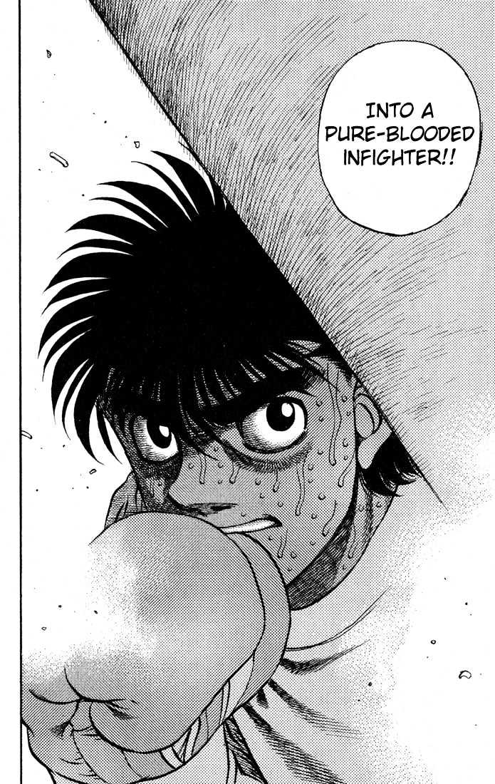Hajime no Ippo Chapter 421 page 16 - Chapter 421 : Pure-Blooded Infighter