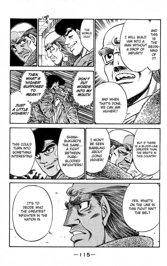 Hajime no Ippo Chapter 421 page 17 - Chapter 421 : Pure-Blooded Infighter