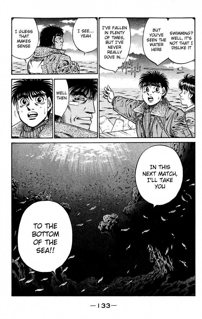 Hajime no Ippo Chapter 422 page 15 - Chapter 422 : Seaman Interview