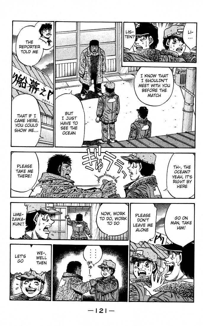 Hajime no Ippo Chapter 422 page 3 - Chapter 422 : Seaman Interview