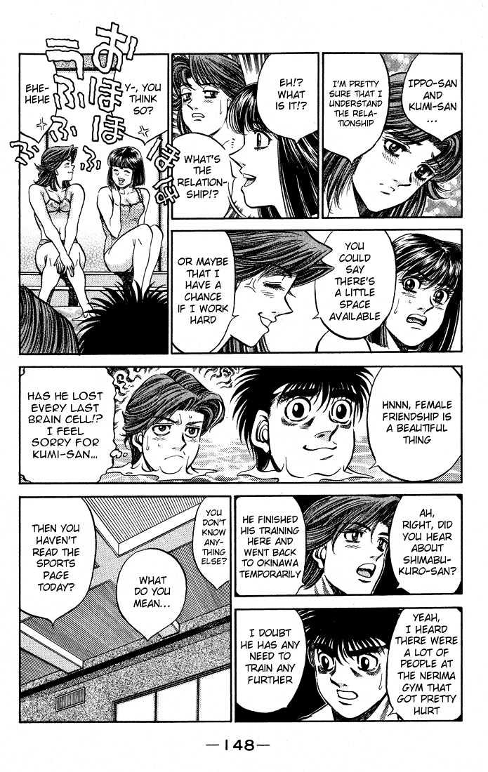 Hajime no Ippo Chapter 423 page 10 - Chapter 423 : Super Muscle Recovery