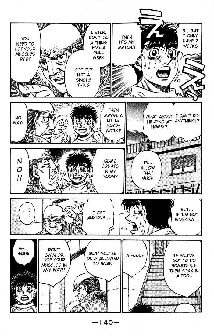 Hajime no Ippo Chapter 423 page 2 - Chapter 423 : Super Muscle Recovery