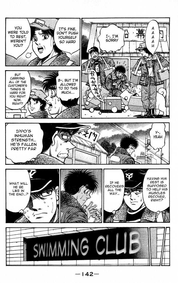 Hajime no Ippo Chapter 423 page 4 - Chapter 423 : Super Muscle Recovery