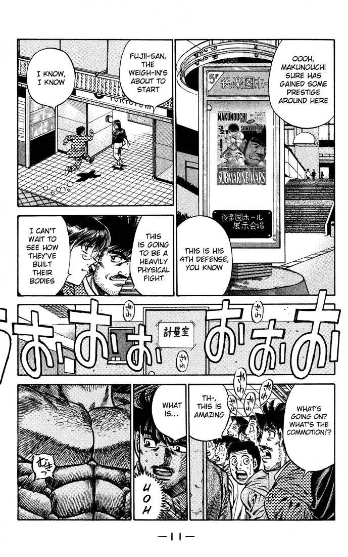 Hajime no Ippo Chapter 425 page 11 - Chapter 425 : Expression of a Challenger