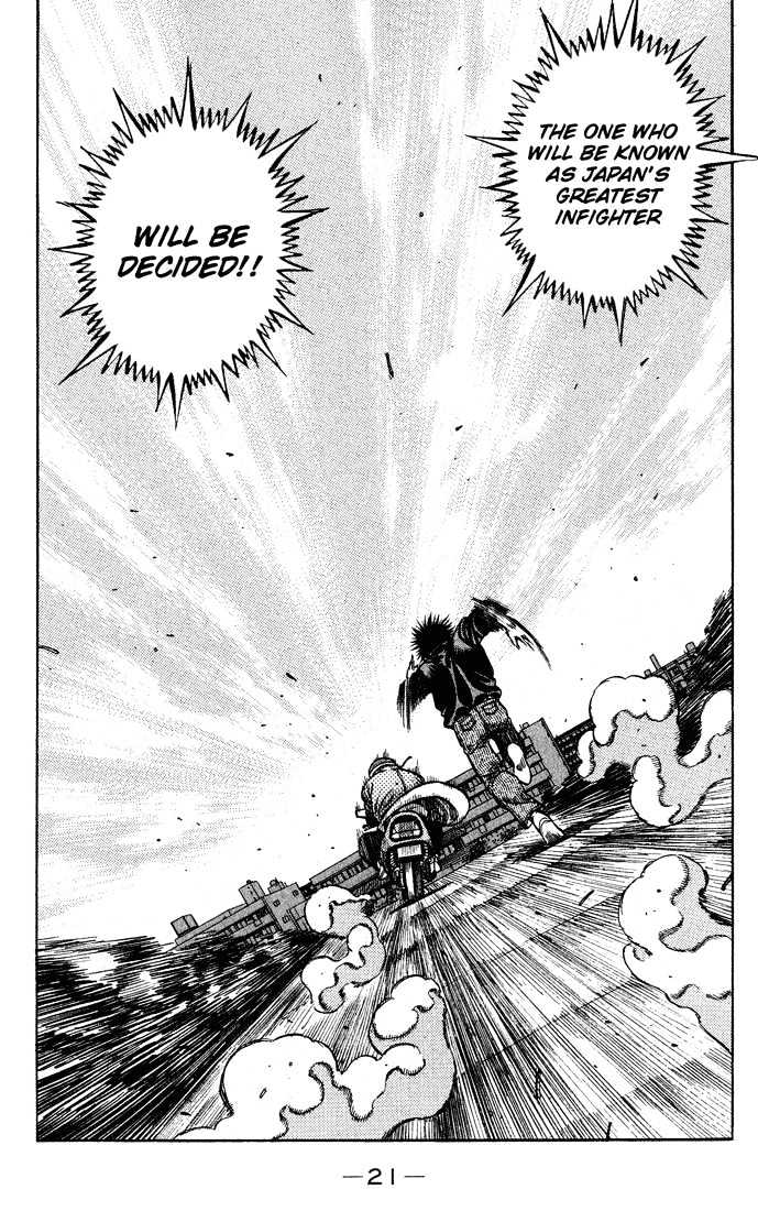 Hajime no Ippo Chapter 425 page 21 - Chapter 425 : Expression of a Challenger