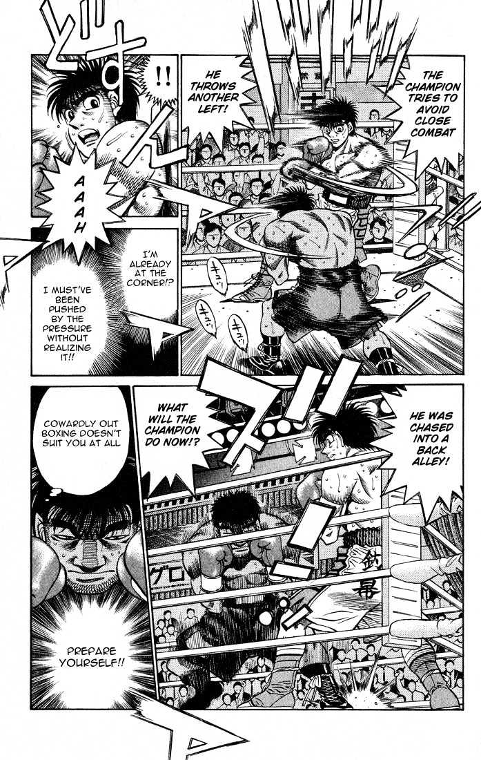 Hajime no Ippo Chapter 428 page 5 - Chapter 428 : Inexperienced Distance
